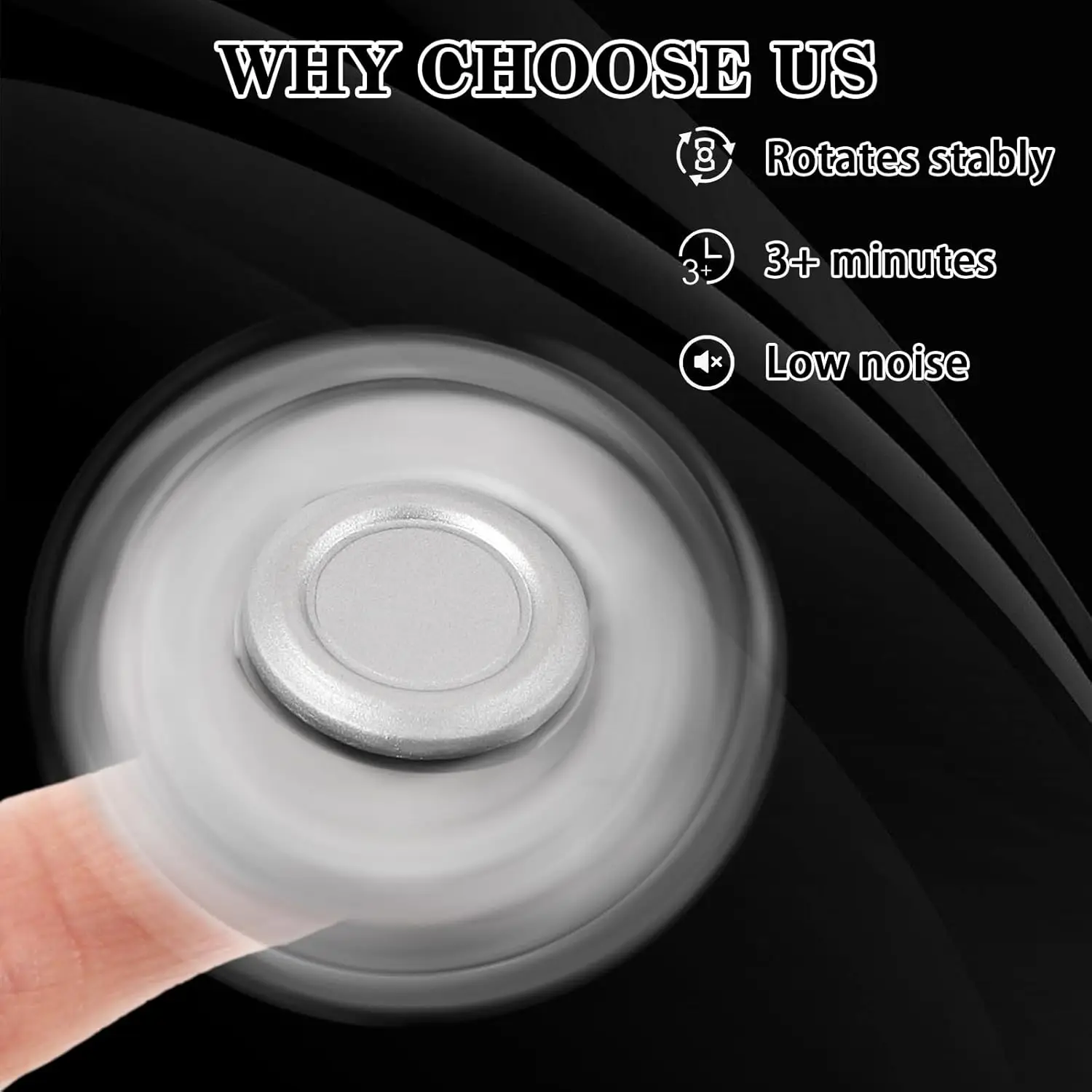 لعبة فيدجيت EDC ممتعة 3 في 1، سبينر فيدجيت بتصميم هيكل عظمي شبحي مخصص، سلايدر فيدجيت من السبائك، لعبة لتخفيف التوتر، لعبة عملة صوتية