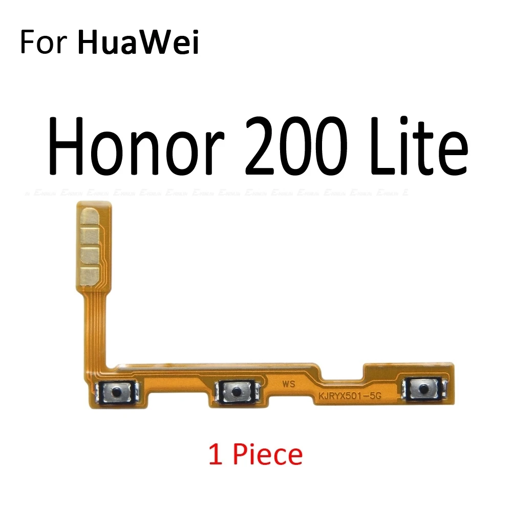 حجم زر الطاقة التبديل على إيقاف مفتاح الشريط الكابلات المرنة لهواوي الشرف 100 200 80 90 برو شقة لايت GT SE الذكية