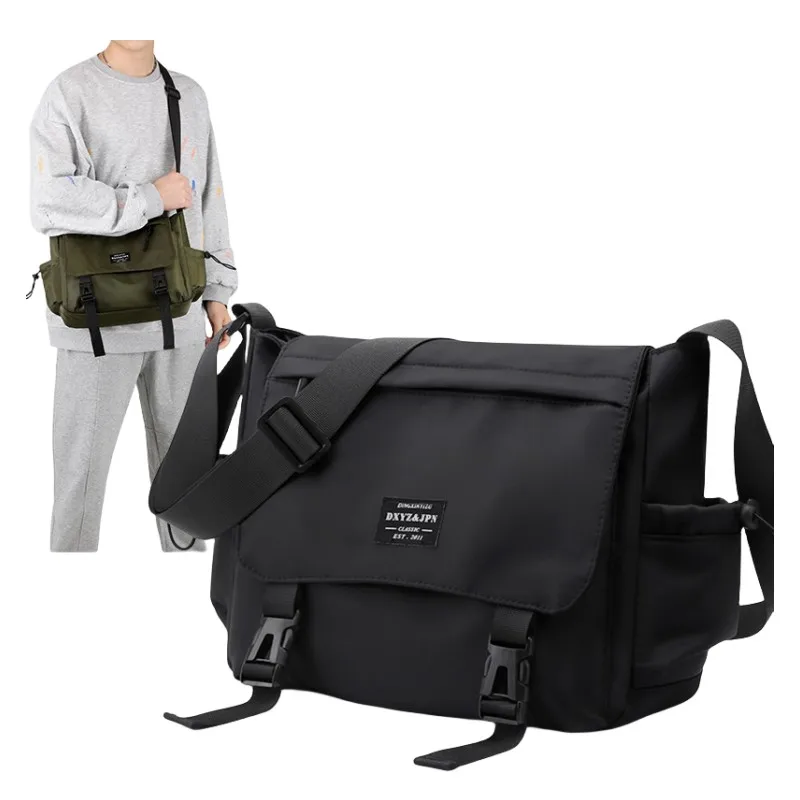 Men Shoulder bag Canvas Messenger bag Crossbody Bag Vintage male Leisure Sling bag Casual Boy Handbags Chest Bags for Men