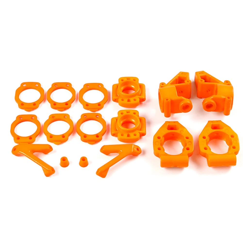 Nylon Front and Rear Wheel Bearing Seat Kit for 1/5 BAHA ROVAN KM BAJA 5B 5T 5SC Toys Car Parts-Orange