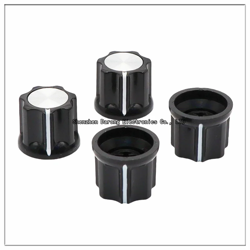 17×14 cap type plastic knob cap semi-shaft potentiometer encoder rotary cap Electric guitar volume/Electrical equipment switch