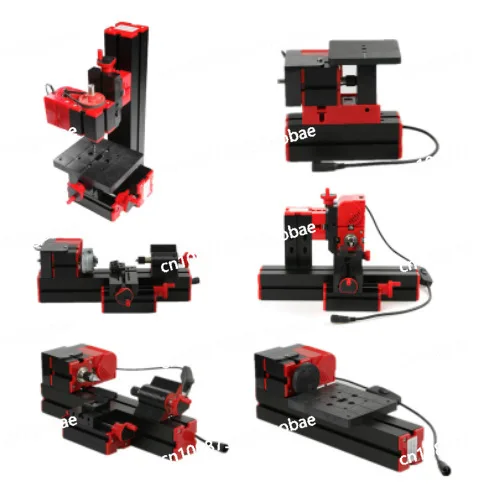 Micro machine tool six-in-one multi-function combination machine set, mini DIY tool