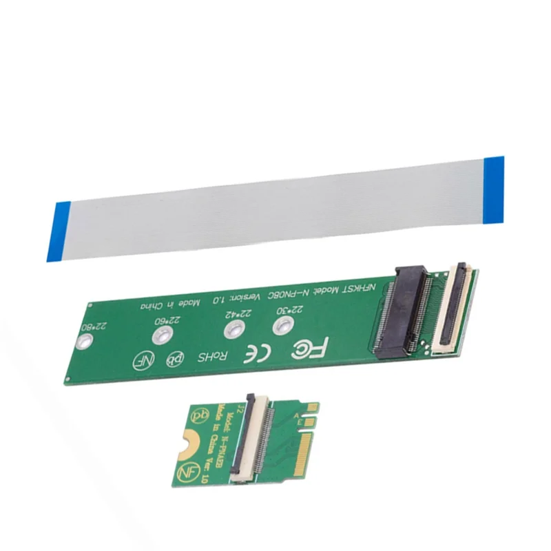 Key A+E Interface WIFI Tom.2 Key M Interface Adapter FPC Soft Bank SSD Connection Cable NVME Adapter Card NGFF
