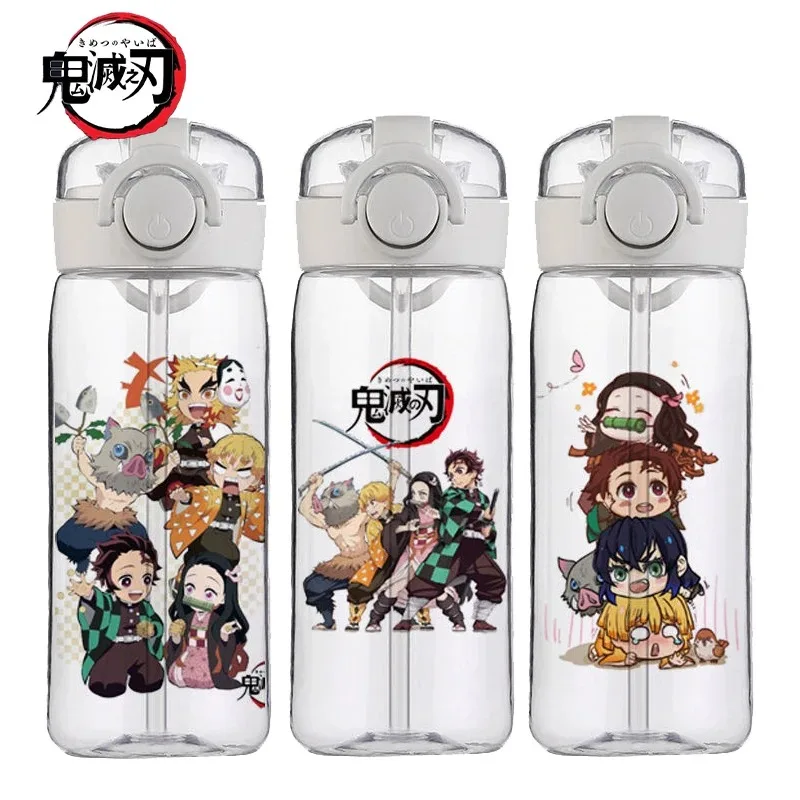 

400 мл бутылка для воды из аниме «рассекающий демонов», пластиковая термостойкая бутылка для воды, крутая спортивная чашка для студентов и пар, подарок