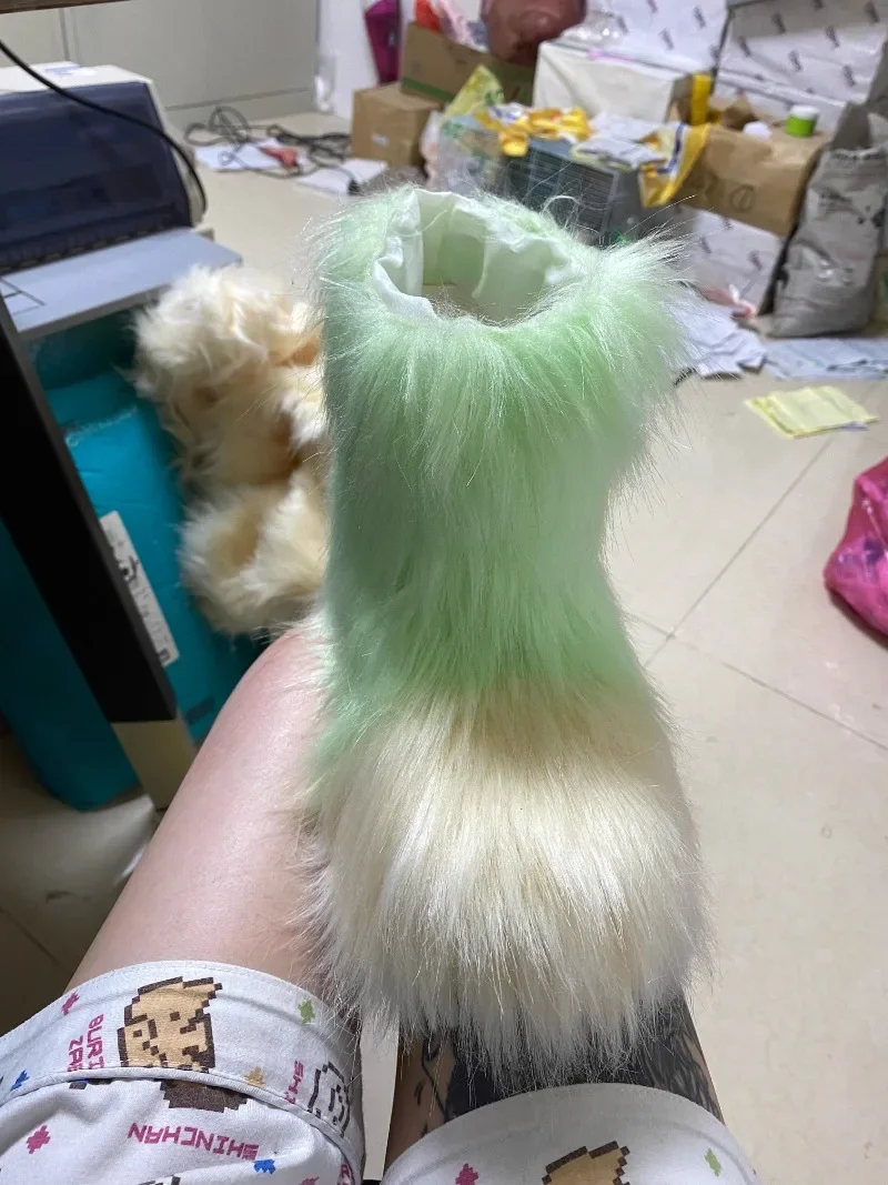 5cm Long Plush Fabric Imitating Fox Fur and Artificial Fur Fur Accessory Fabric Suitable for Animal Head Gloves and Feet