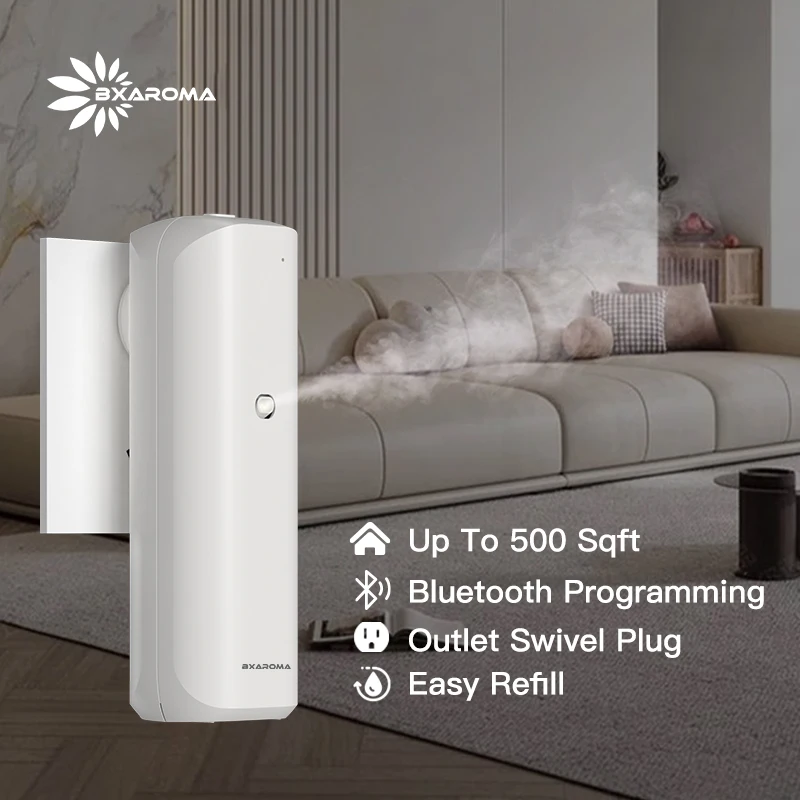 

OEM Smart Electric Perfume Diffuser Machine 100ml Capacity Plug-in Air Freshener Dispenser with 1-Year Warranty