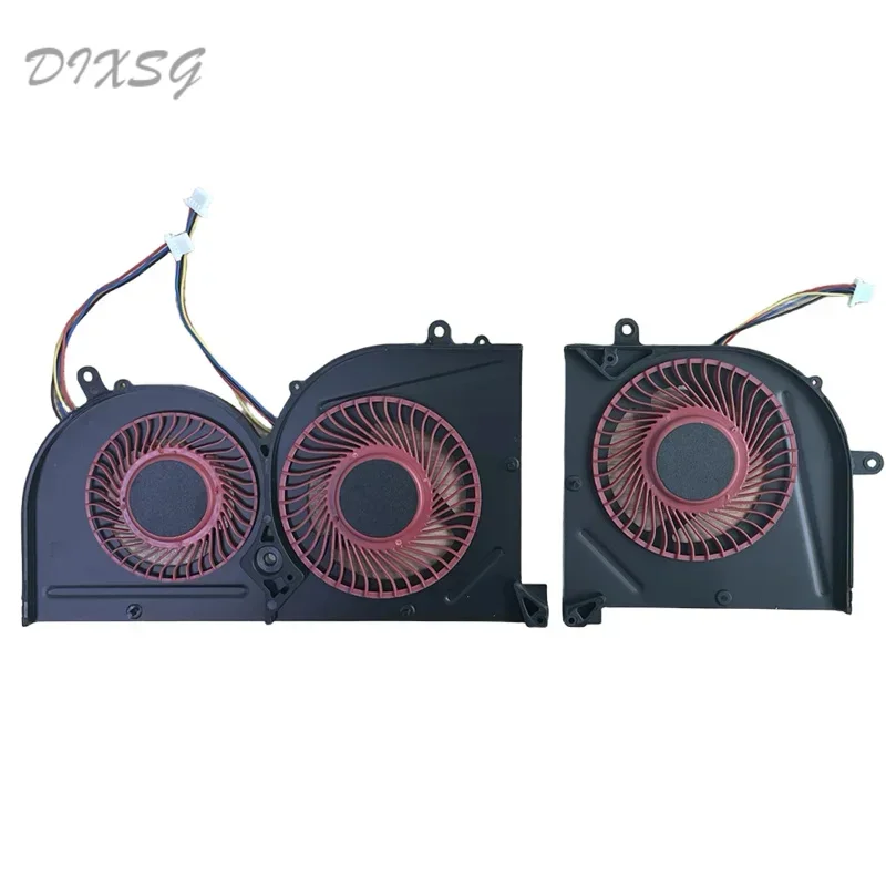 Replacement Laptop CPU GPU Cooling Fan for MSI GS63 GS63VR GS73 GS73VR GS62 GS72 MS-17B1 MS-17B2 Series BS5005HS-U2F1