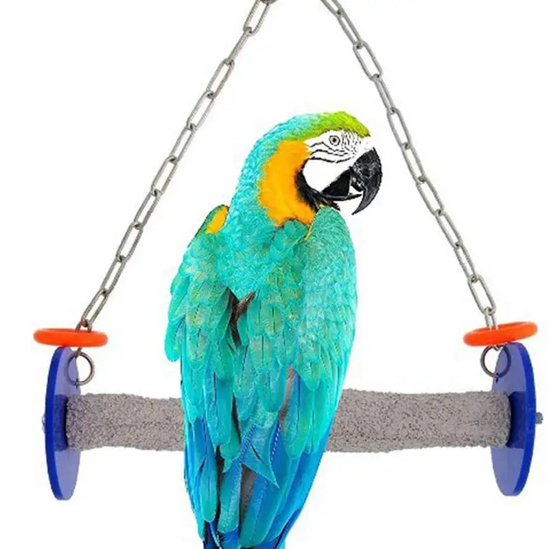 Bird Swing Toy Shatterproof Safe Parrot Perch Toy For Cage Keeps Nails And Beak In Top Condition Sturdy Indoor And Outdoor