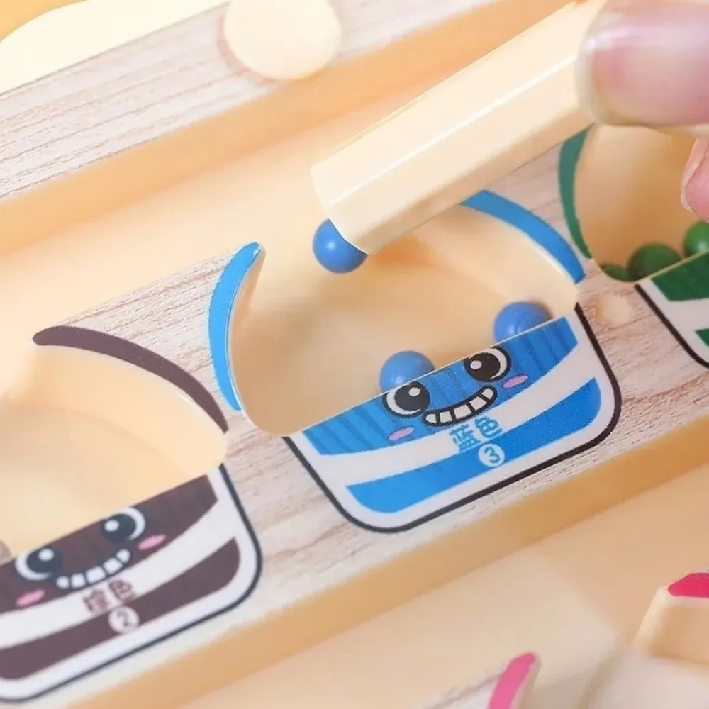 2 in 1 Color Sorting Labirinto Tavolo da disegno Giocattoli educativi precoci Numero di corrispondenza Labirinto di apprendimento Palla Giocattolo rotolante magnetico