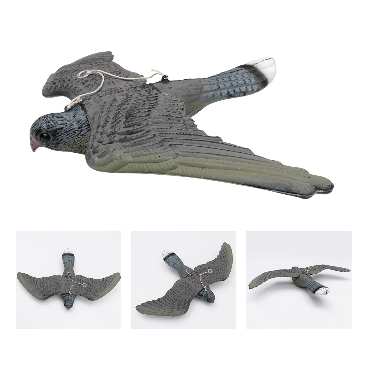محاكاة الطيور النحت البلاستيك شرسة الطيور لحديقة مزرعة ديكور الصيد الطعم تماثيل صغيرة على شكل حيوانات الحياة البرية الديكور