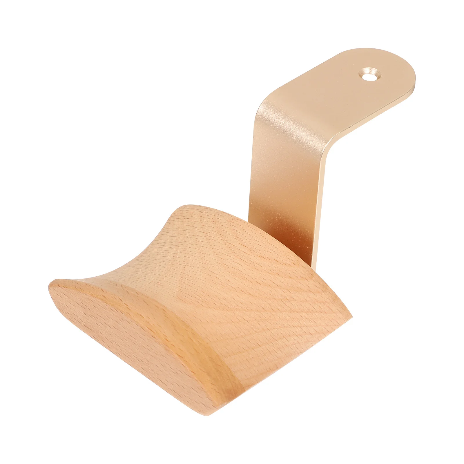 

1Pcs Solid Wood Headphone Hook High-Quality Materials Exquisite Details Multi-Use Storage Rack for Home Office Desk Bag