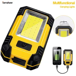 30W Bright COB LED Camping Light 3 modalità lampada di emergenza 18650 batteria ricaricabile esterna portatile impermeabile Camp Light Lantern