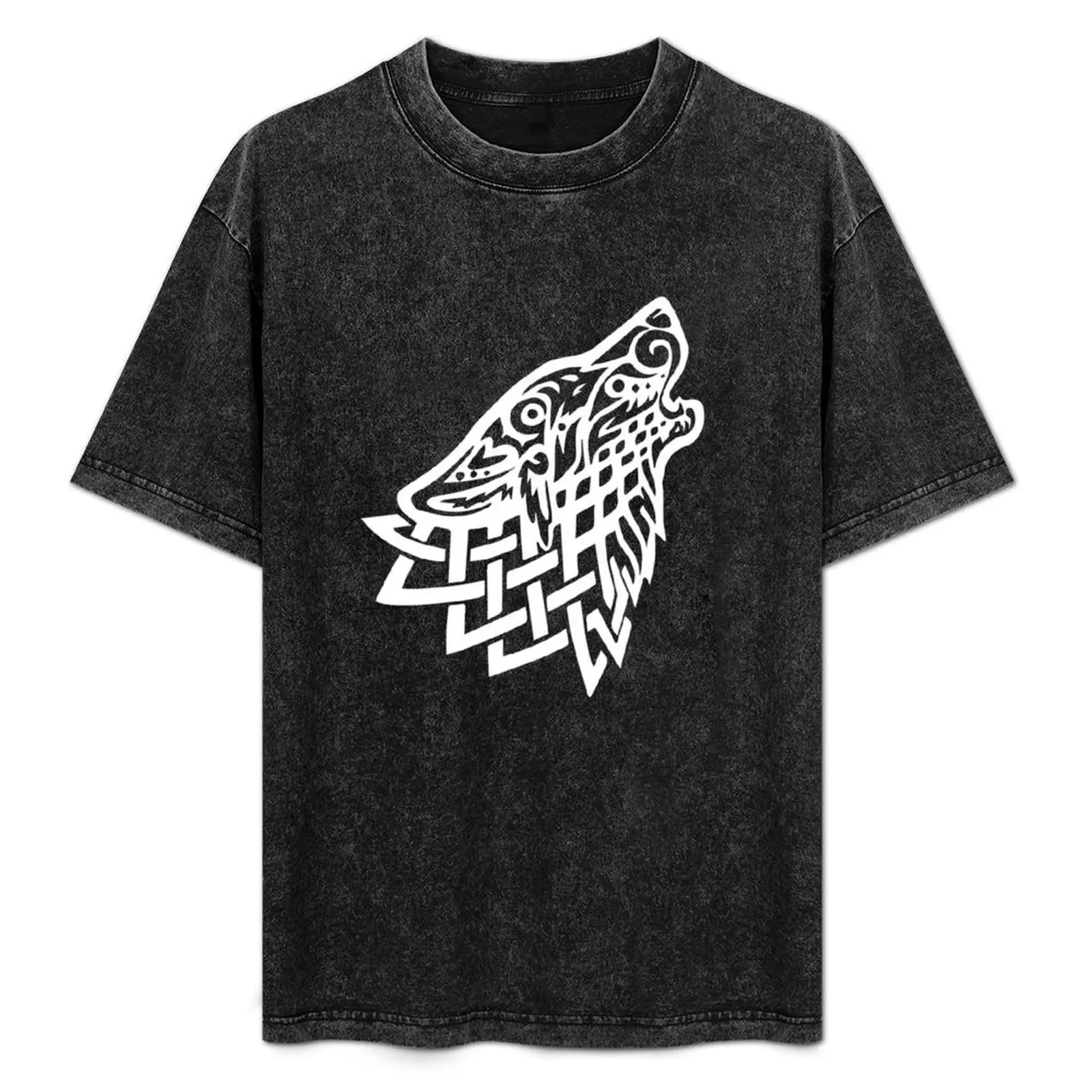 

Celtic Wolf - White T-Shirt t shirt custom print man tshirt t shirt man cotton t shirts for man slim fit T-Shirt