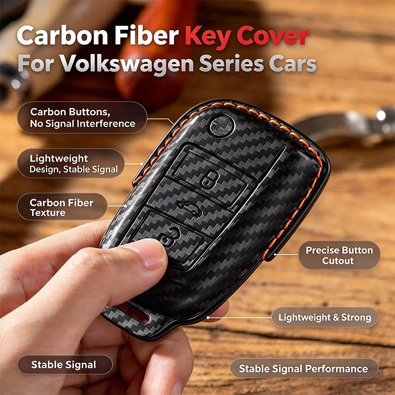 For Volkswagen Tiguan L Lavida Bora Magotan Sagitar Lingdu Tuyue CC Passat TanYue Key Shell Cover Buckle