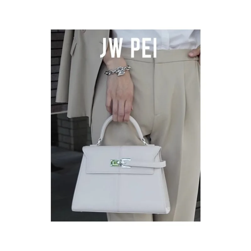 

JW PEI Women's Handbag Elise Designer Fashion 2025 New Burgundy Handbag Large Square Crossbody Bag High-end Women's Bag