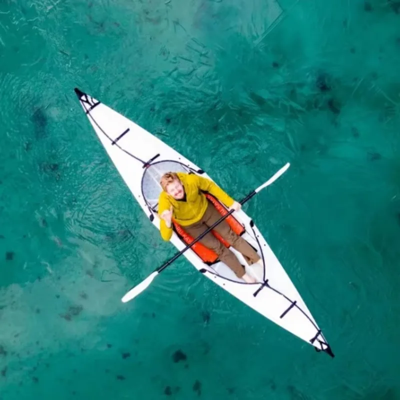 

2026 Folding Single Seat Kayak Portable Foldable Outdoor Water Boat