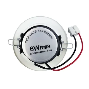 Mini Passive Ceiling Speaker, Home Background Music System, Hifi Sound, Bathroom In-Bath, Internal Party, 3 Inch, 8 Ohms, 6W 8 Main Sales Passive Sound Box - №8