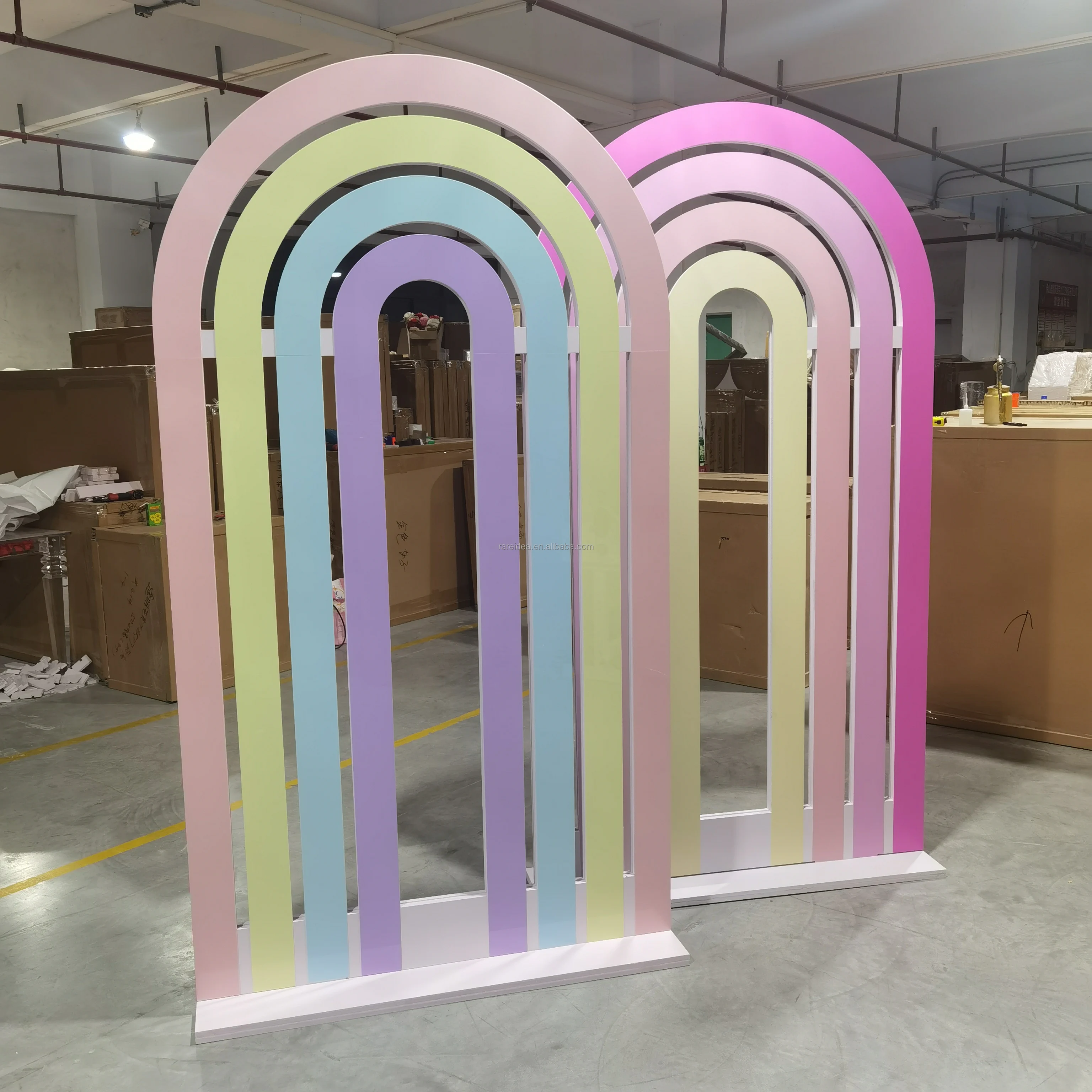 Wedding Backdrop Arch Panel Rainbow Backdrop Decorations For Events Wedding