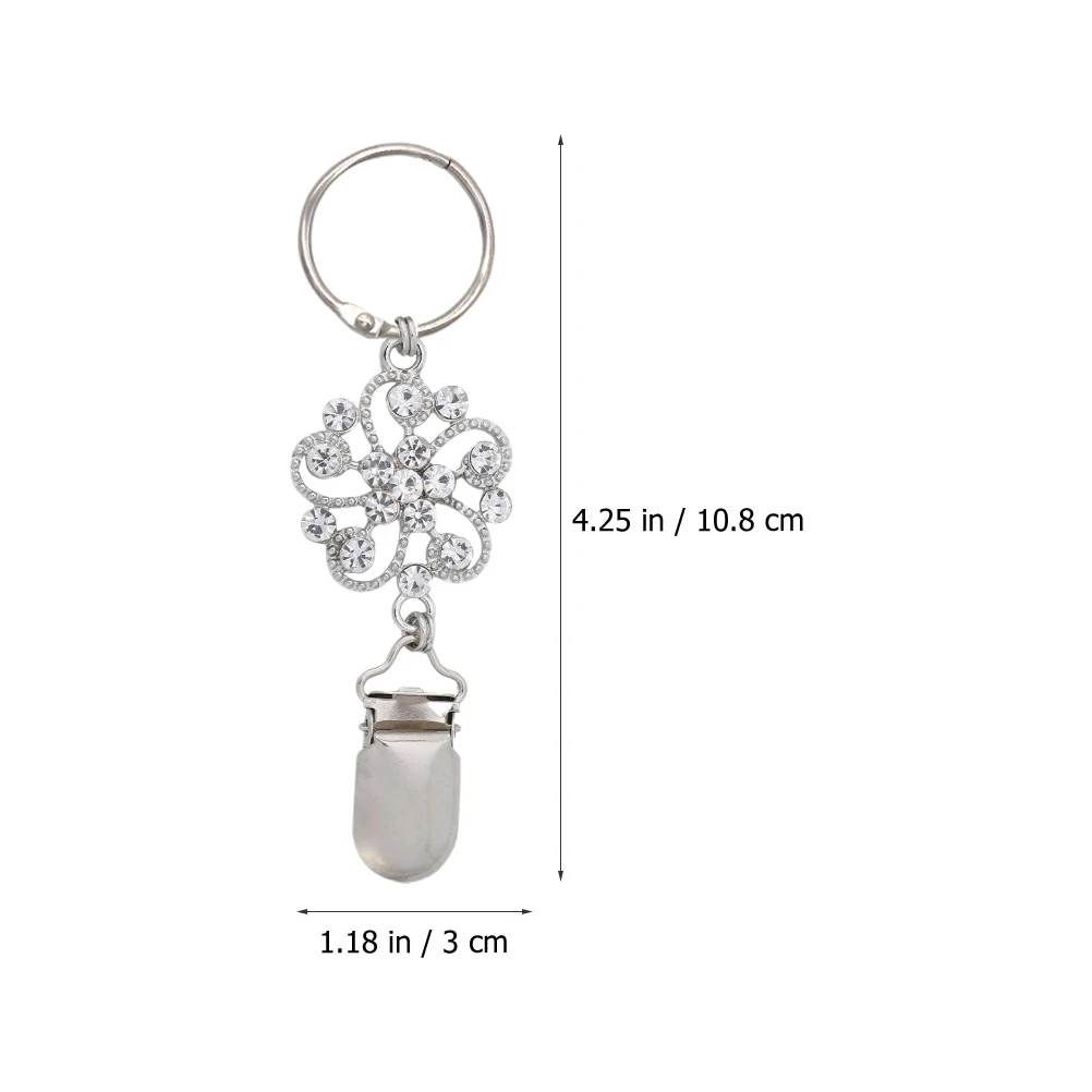 

6pcs Hat Clip for Travel Metal Ring Bucket Hat Sunhat Scarf Gloves Mask Vintage Alloy Flower Lightweight Portable Luggage Bags