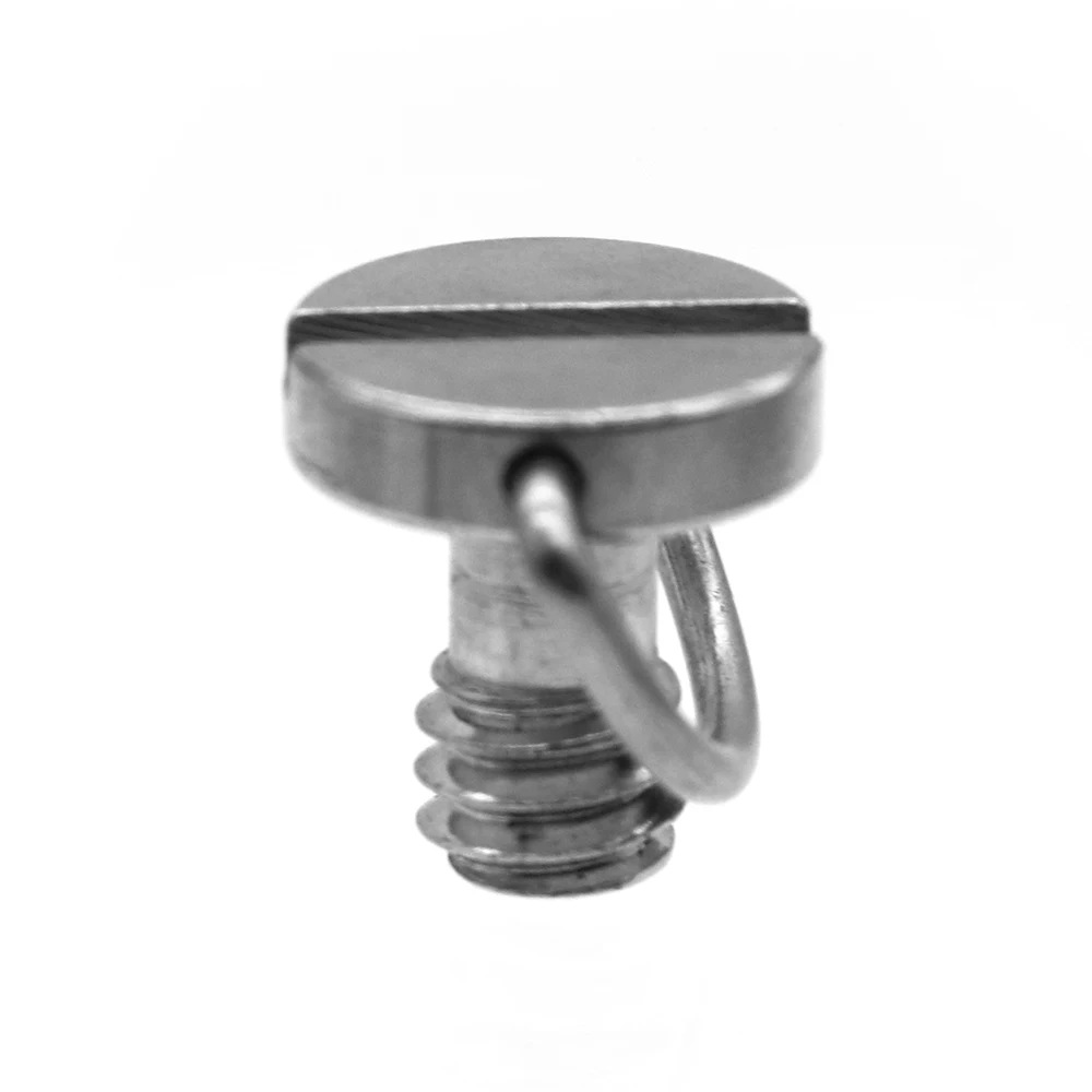 DSLRカメラ用1/4 "cリングスクリュー,クイックリリースプレート,シルバー