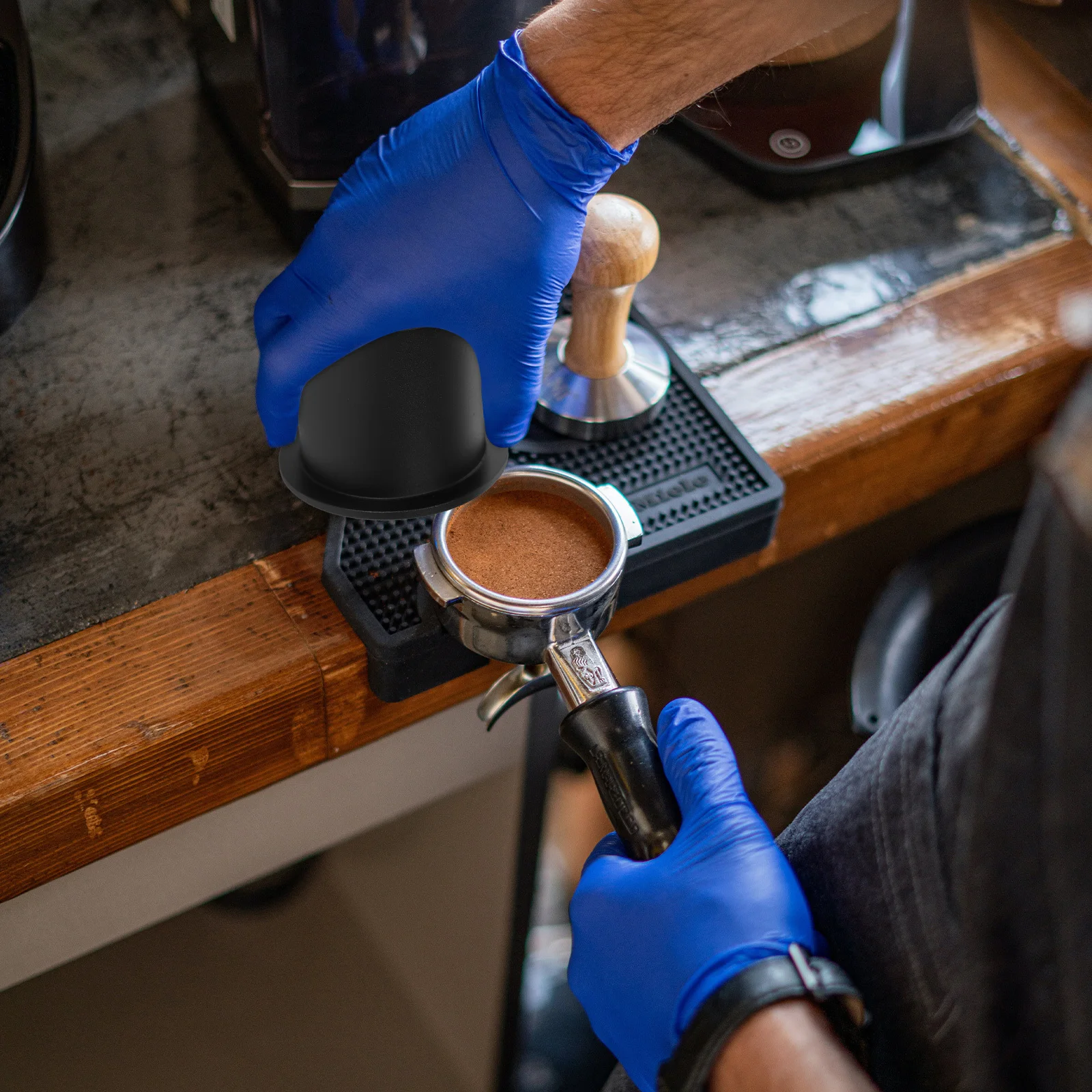 

Metal Dosing Cup 51 53 54Mm Aluminium Alloy Coffee Powder Measure Cup for Espresso Machine Use Coffee Making Supply Dosing Cups