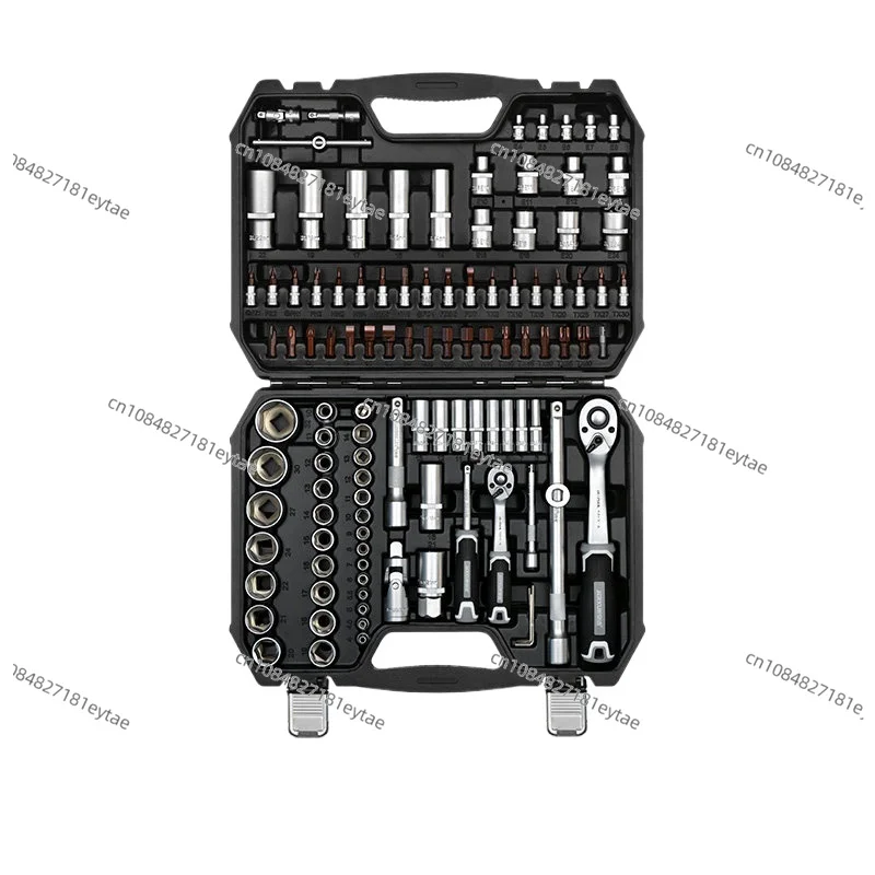 110 pieces of auto repair tool set, ratchet wrench socket wrench,auto repair toolbox set