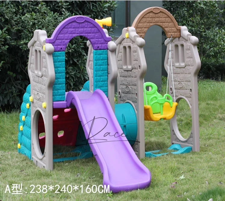 Thickened Slide Swing Kindergarten Playground Children's Toy Six-in-One Multi-Function