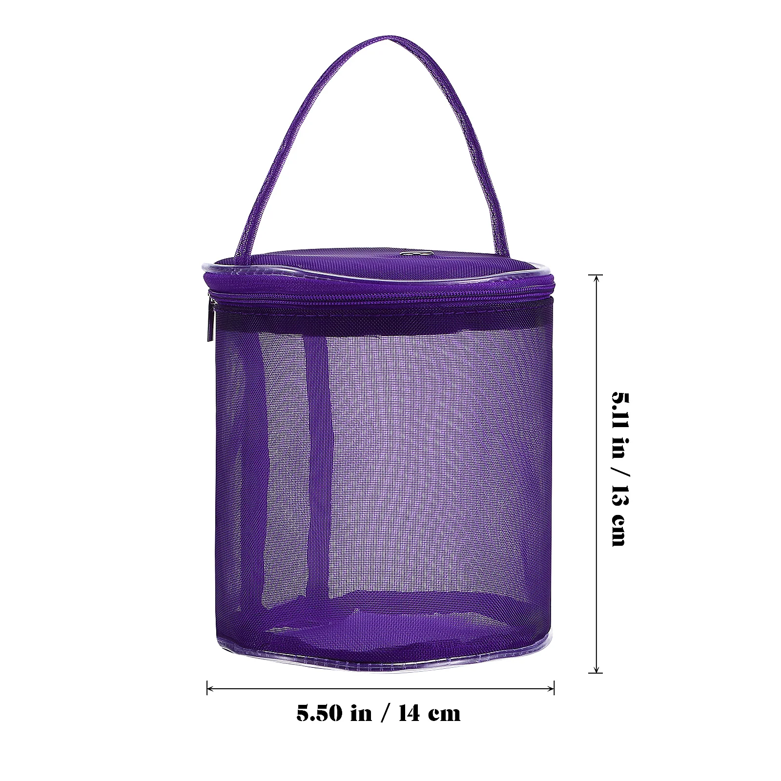 2 ชิ้นด้ายถักกระเป๋าเก็บเสื้อกันหนาวเข็มเย็บเส้นด้าย Tote กระเป๋า ganizer อเนกประสงค์ขนาดใหญ่ความจุการออกแบบตาข่าย