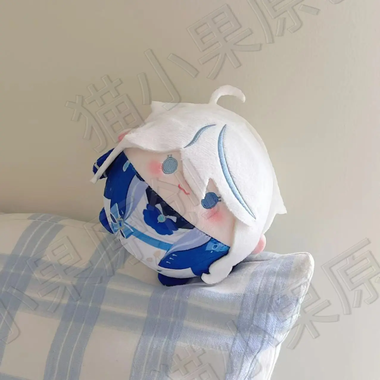 10CM Anime Game Genshin Impact Furina Cosplay Cotton Stuffed Body Dango Dress Up Figures Pillow Bag Decor Xmas Gift