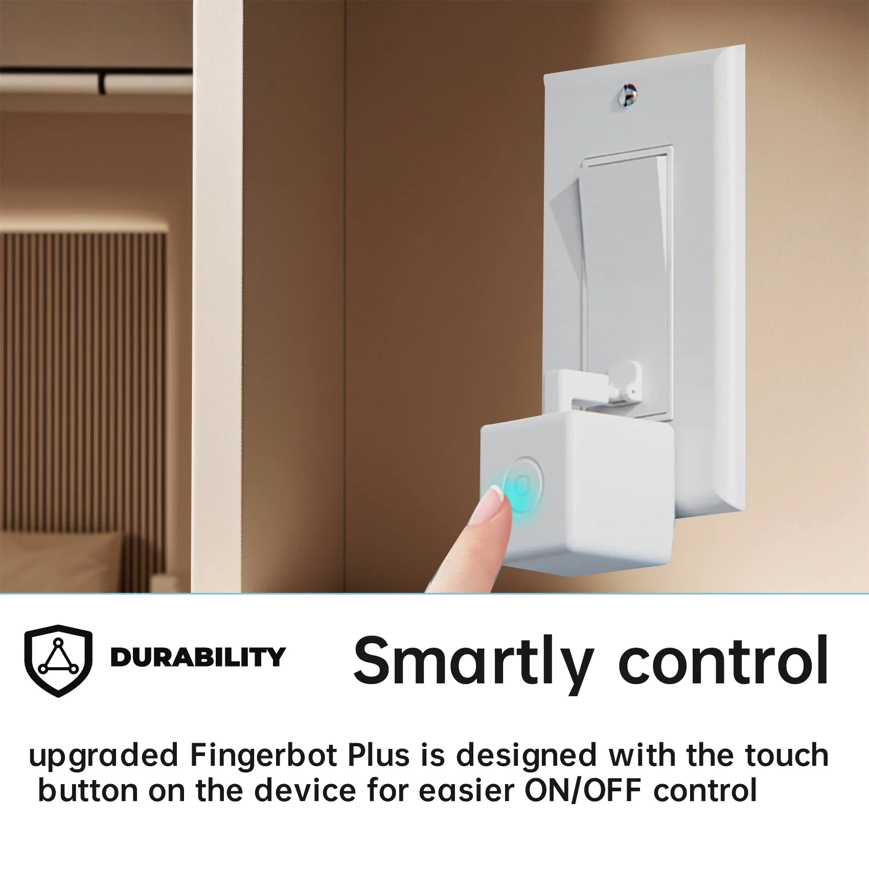 B76B Tuya Smart Home Bluetooth Finger Robot Remote Control Fingerbot Switch Button Pusher for Smart Life App Voice Control