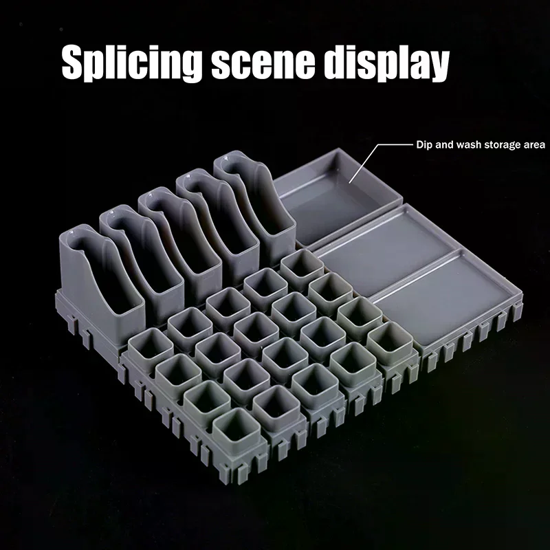 

Многосекционная креативная подставка для картриджей с чернилами, органайзер для тату-мастеров из АБС-пластика, настольная подставка для хранения, аксессуары для тату