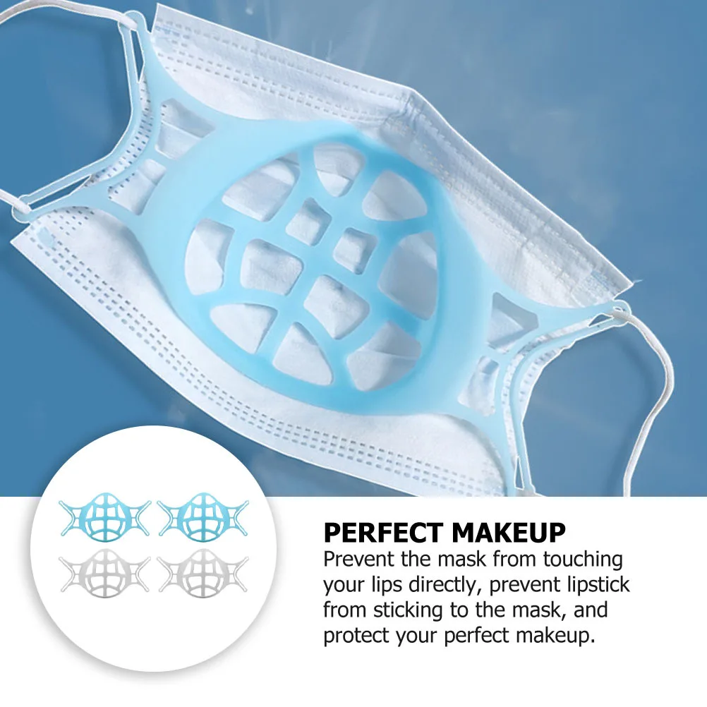 12 pezzi staffa interna per maschera supporto traspirante 3D previene il trasferimento del rossetto non soffocante adatto per maschere per il viso supporto leggero 3D