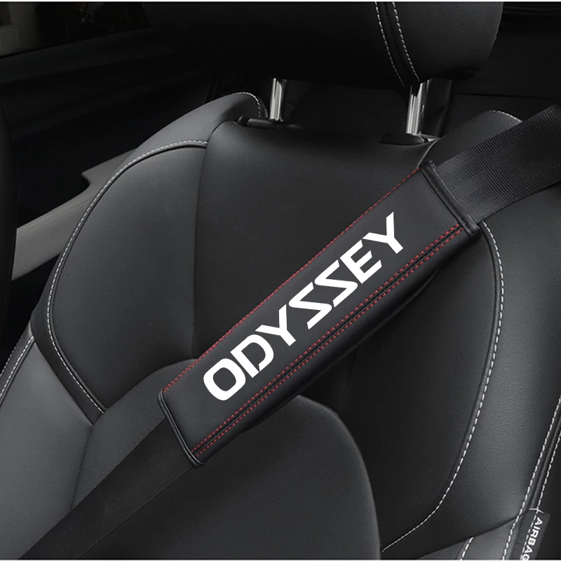 For Honda Odyssey Car Accessories Top leather material automotive seat belt cover shoulder protector