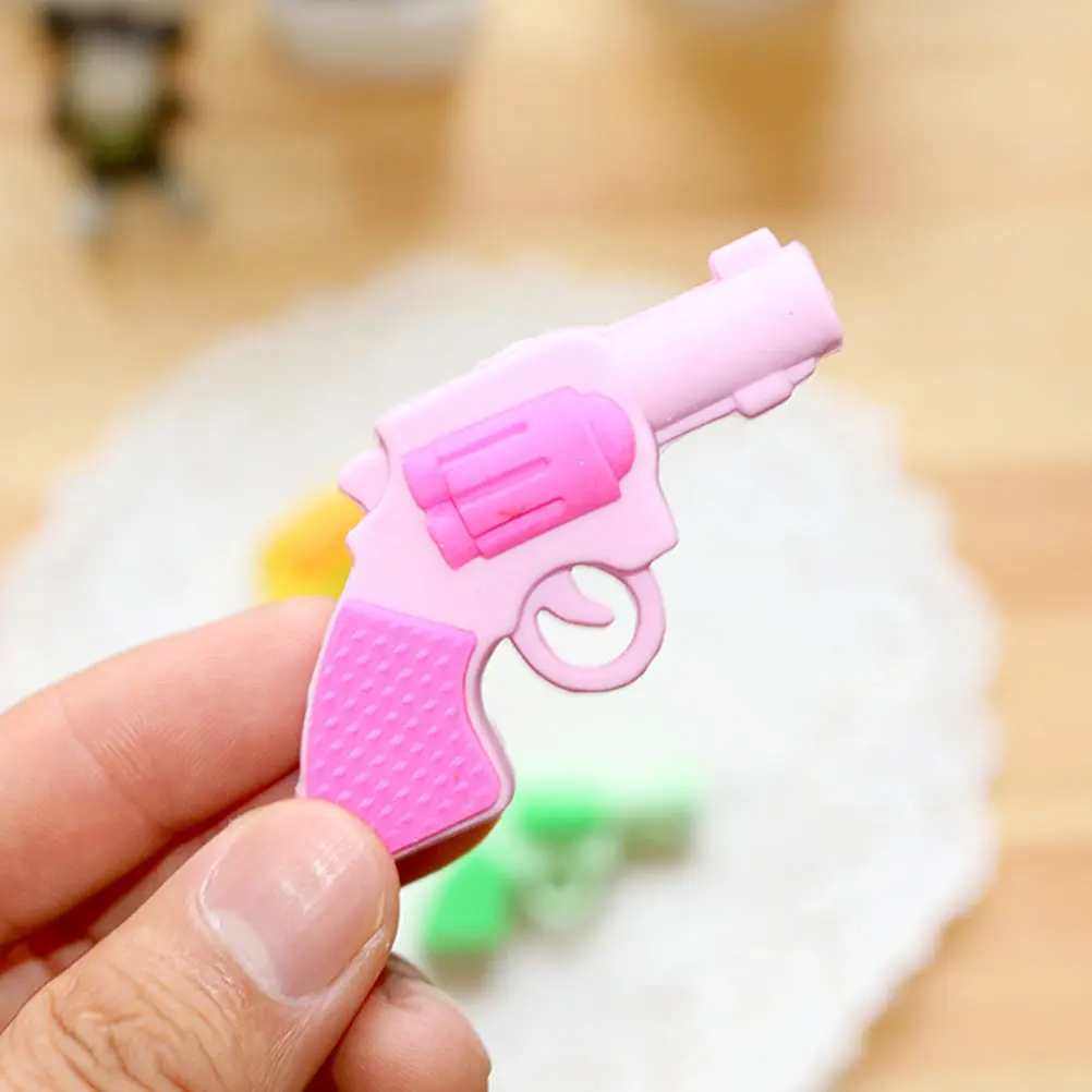 

20 Pcs Colored Erasers Safe Practical Long Use Shapes Gifts Activities Kids Students Pencil TPR Tool