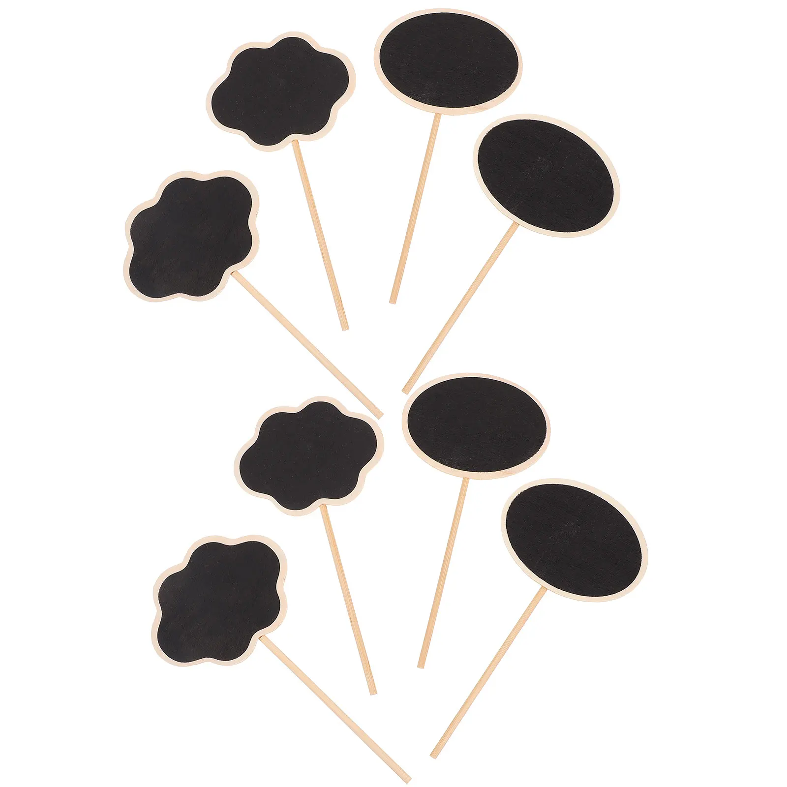 

20pcs Plug-In Blackboard Signs Mini Chalkboards Garden Tags Flowerpot Toppers Diy Decorations Plants Tags Gardening
