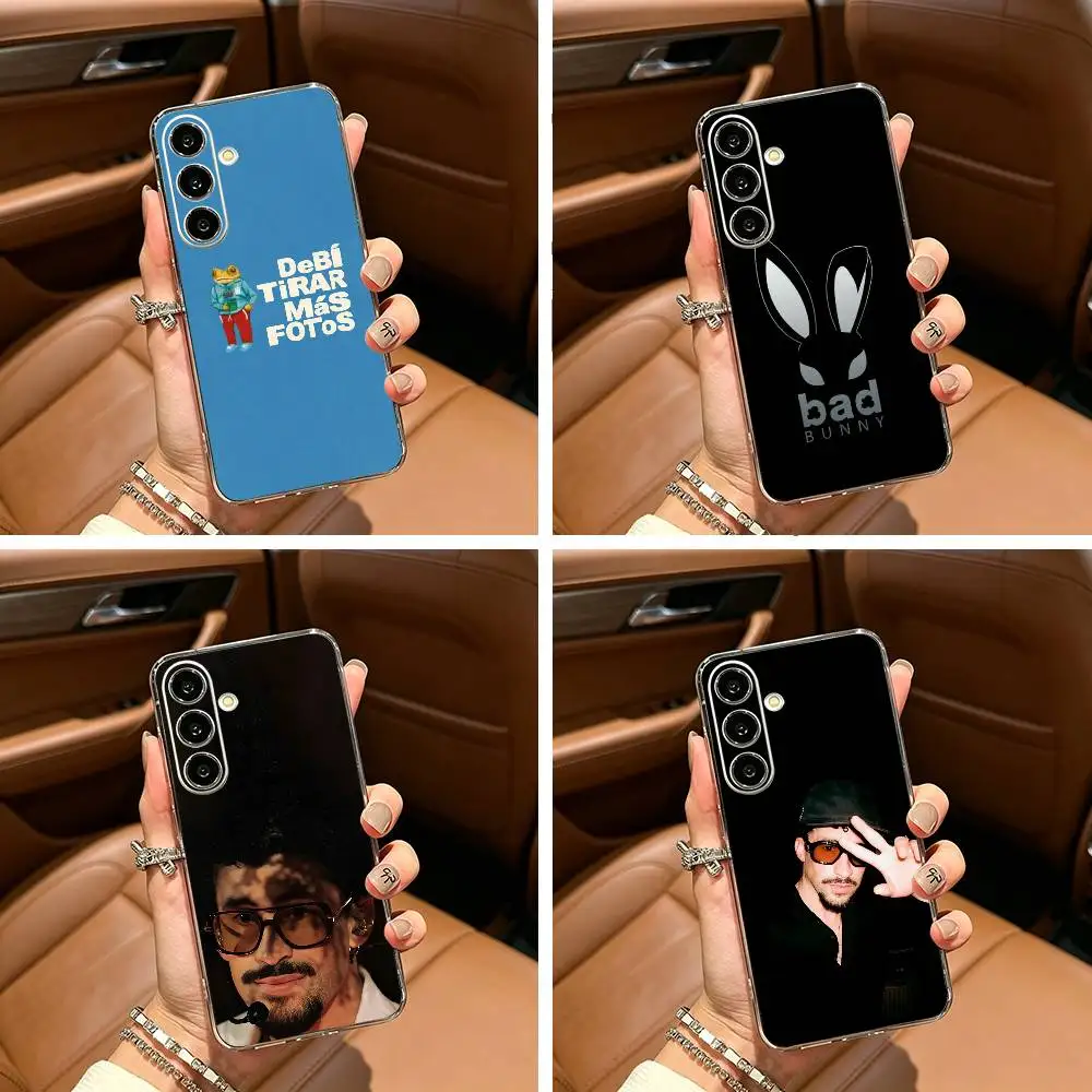 B-Bad Bunnys DTMF Phone Case For Samsung Galaxy A71,A70,A52,A51,A40,A30 Transparent Cover