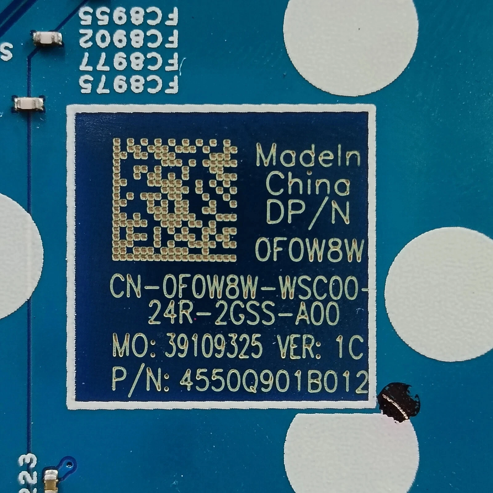 0F0W8W ل انسبايرون 5420 5620 اللوحة الأم 213090-2 i5-1235U MX570 2GB