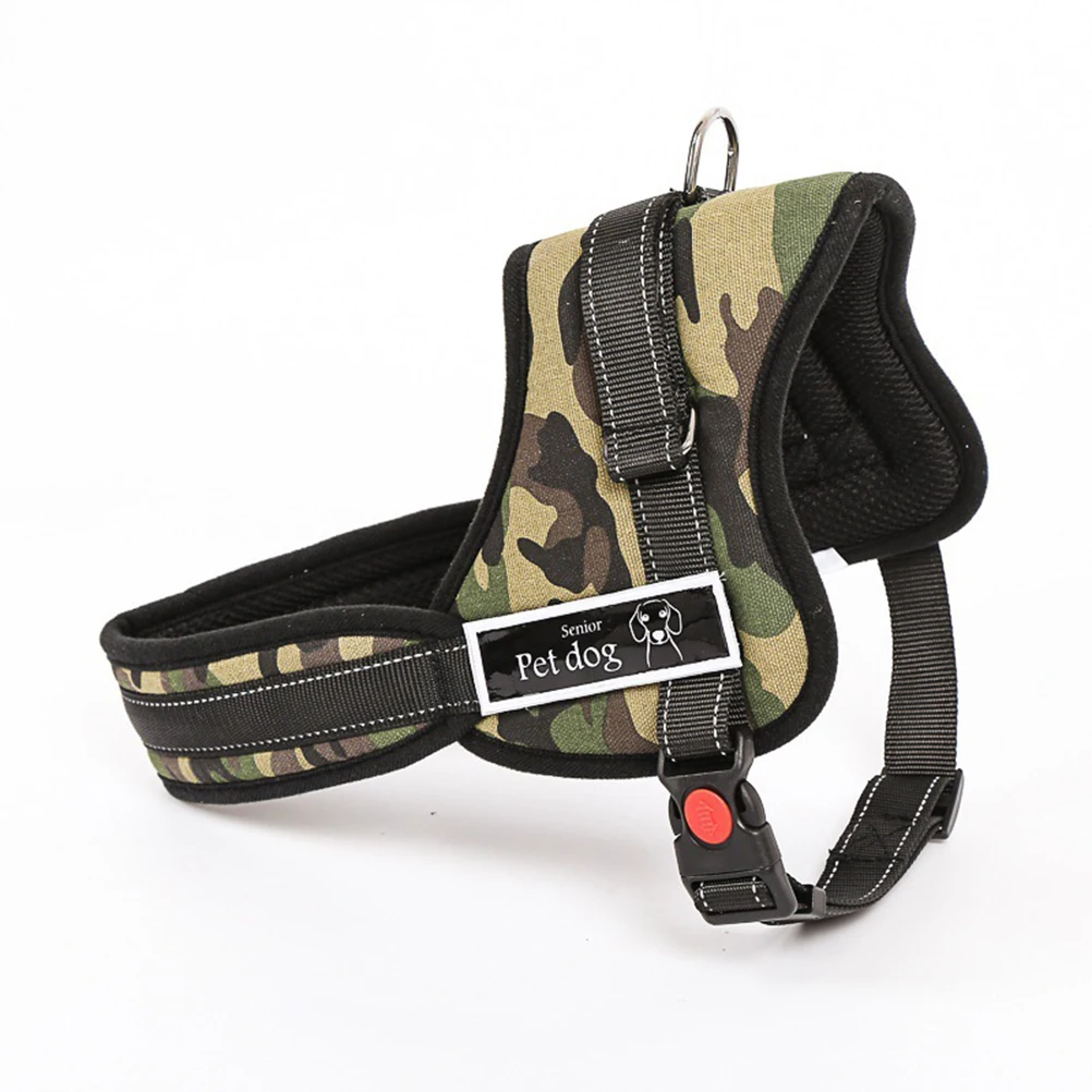 

Dog Harness Vest Chest Straps Breathable Mesh Tape Cloth Pet Haulage Cable Leash D Ring Connector Functional Features Easy