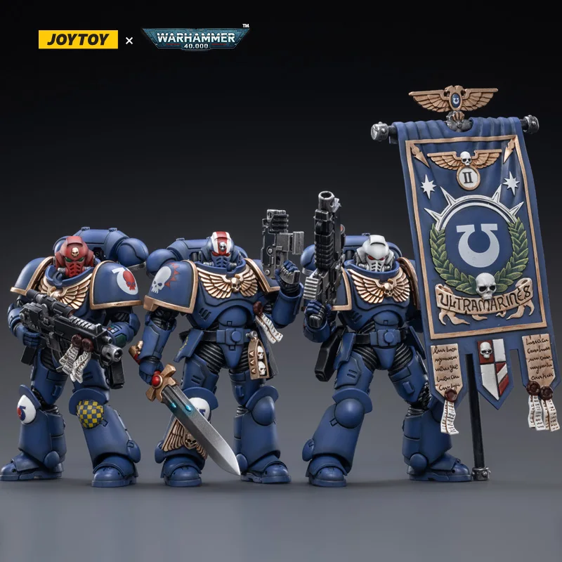 

JOYTOY Warhammer 40K Ultramarines Heroes Of The Chapter Action Figures Doll Decoration Gift Collection Original Model Figure