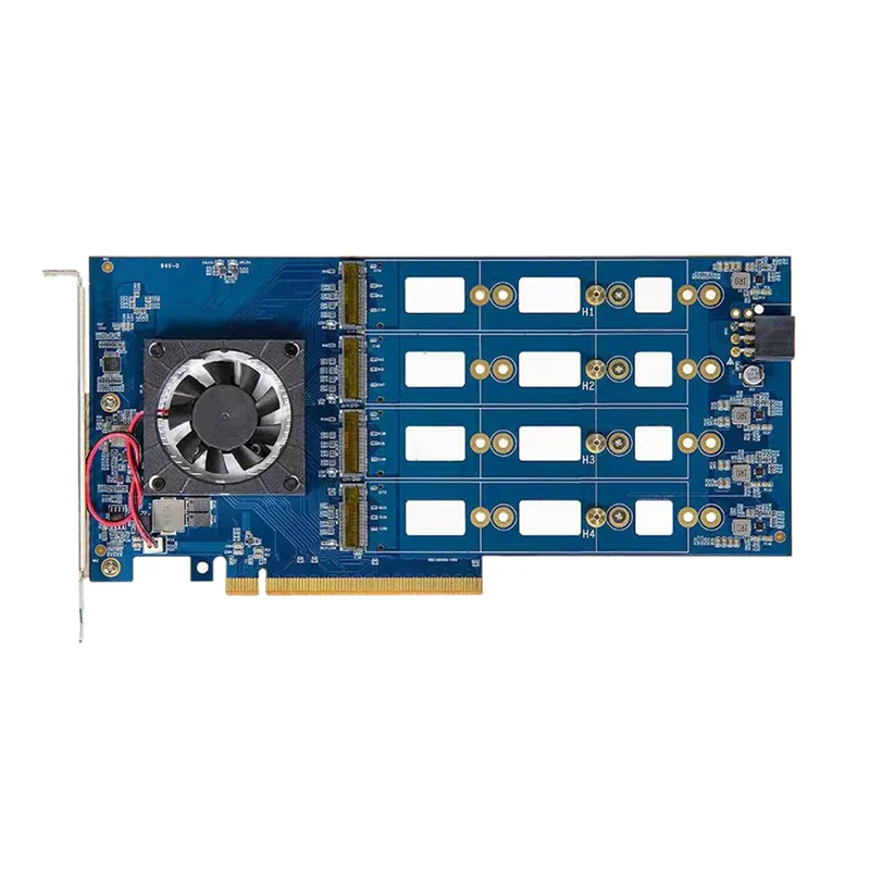 

Stylish-PEX88048 Pcle 4.0 To M.2 NVME Expansion Card 8-Disk M.2 NVME Expansion Card Free Main Board Split