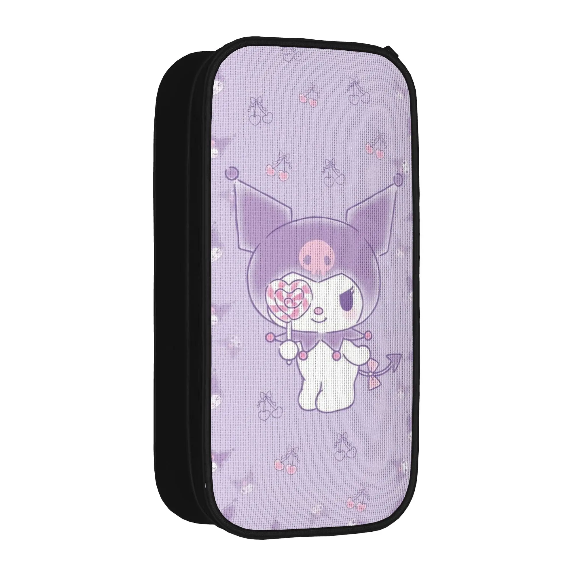 

Fashion Kuromi Pencil Cases Cartoon Pencil Pouch Pen Holder for Girl Boy Large Storage Bag Students School Gift Accessories