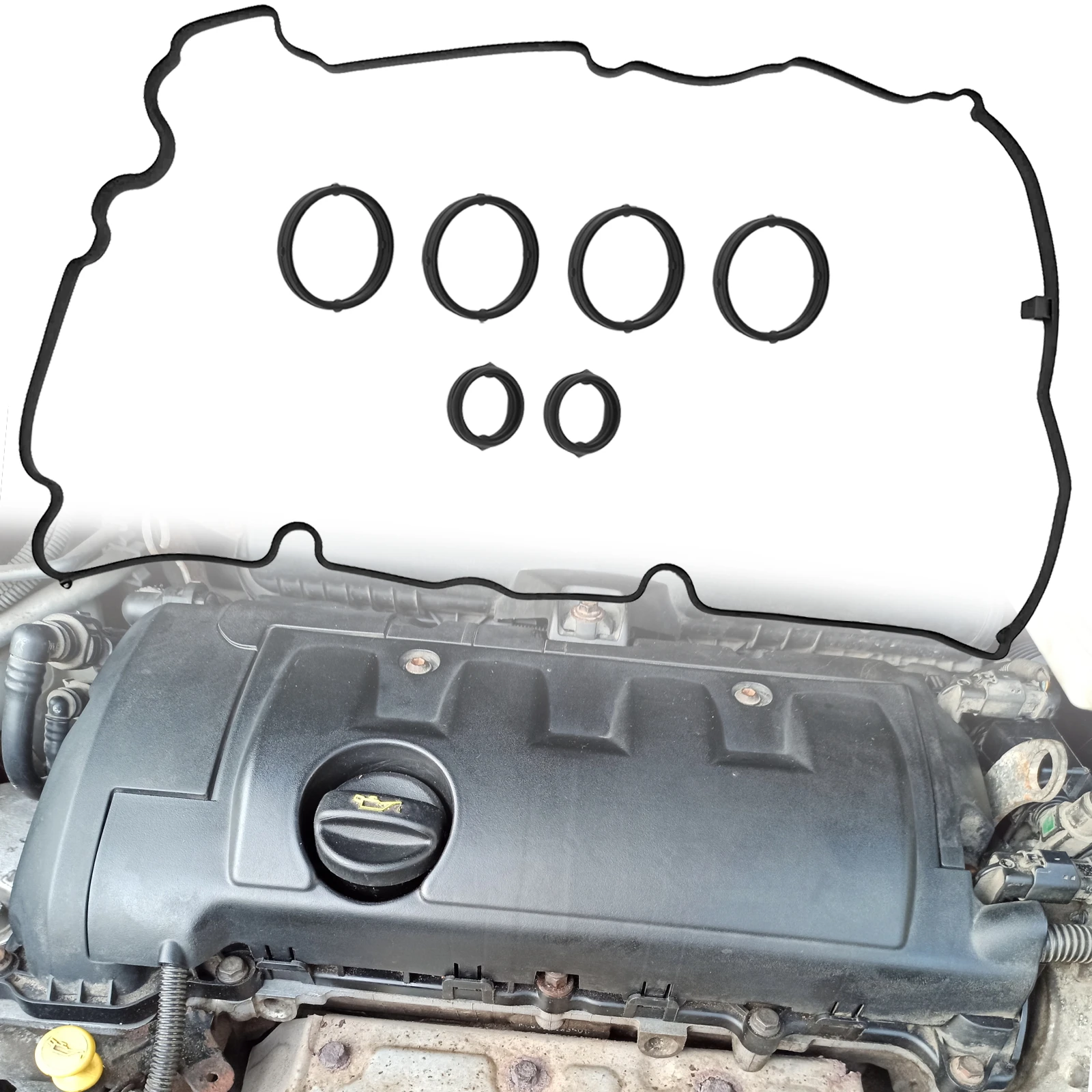 11127567877 VS50763R junta de sellado de válvula de culata de motor para Citroen Peugeot BMW MINI 1.4L 1.6L junta protectora de válvula