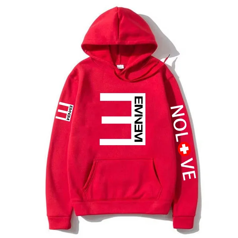Rapper Eminem Music Album Men\'s Hoodies World Tour Gift for Fan Graphic Streetwear Men Women Hip Hop Style Oversized Sweatshirt
