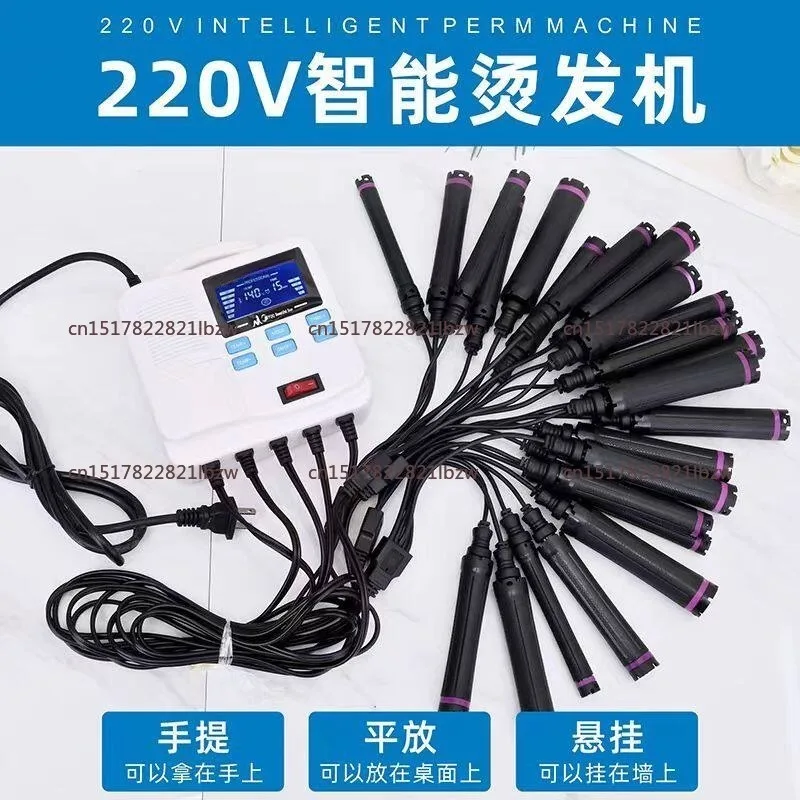 220V/24v Digital Perm Machine Portable Portable Portable Hot Perm Machine Digital Ceramic Machine