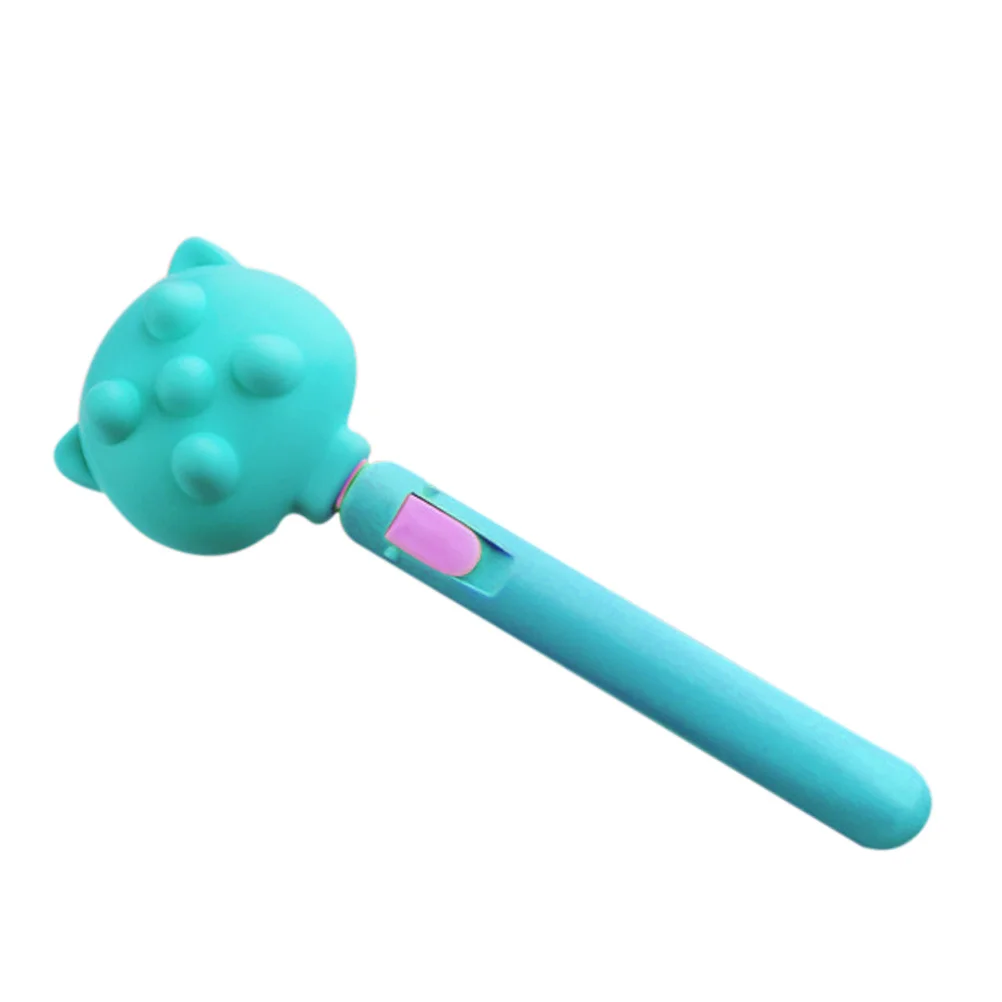 مطرقة تدليك محمولة مريحة بمقبض طويل مدلك الجسم للظهر والرقبة والكتف أداة استرخاء العضلات هدية التقاعد #4