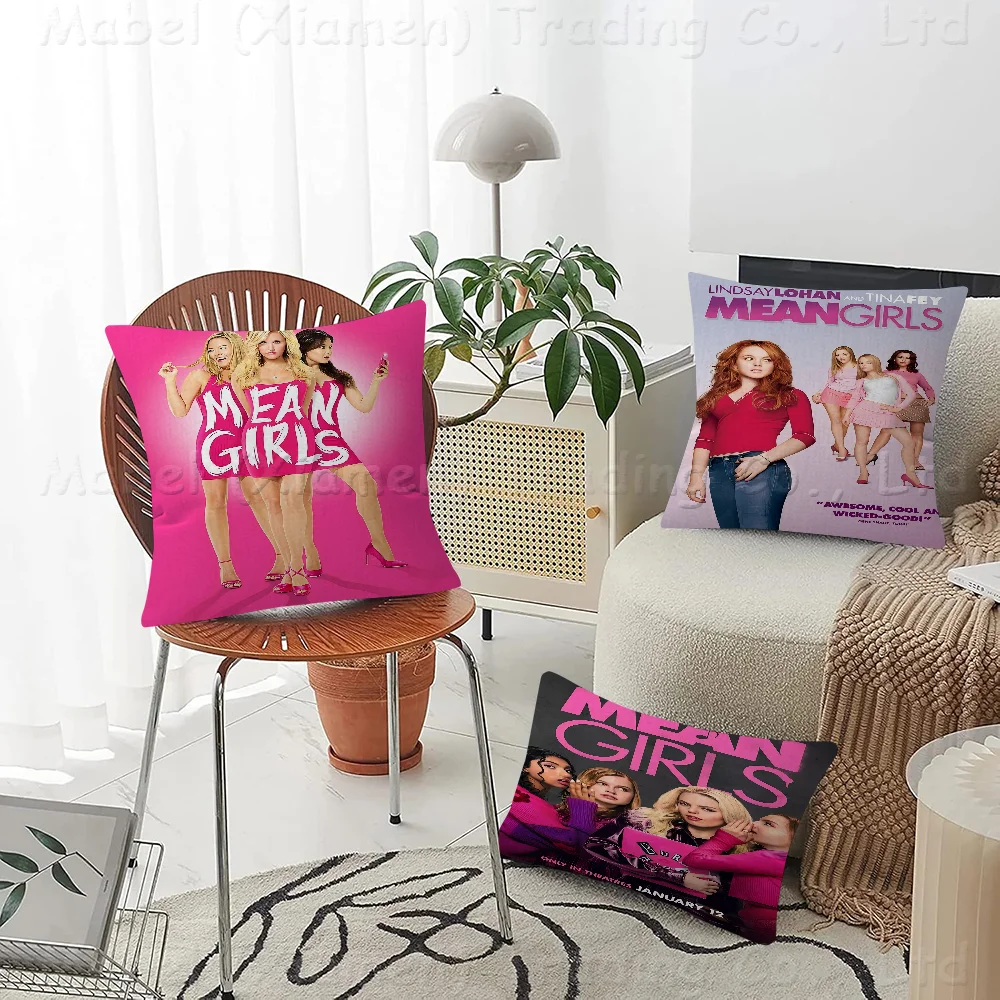 

Movie Mean Girls Cushion Cover Inches Farmhouse Decor Home Throw Pillow Covers For Couch Decorations