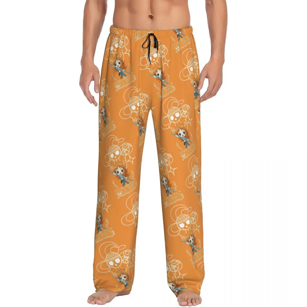 

Custom Printed Nami Pajama Pants for Men One P-Pieces Sleep Sleepwear Bottoms with Pockets
