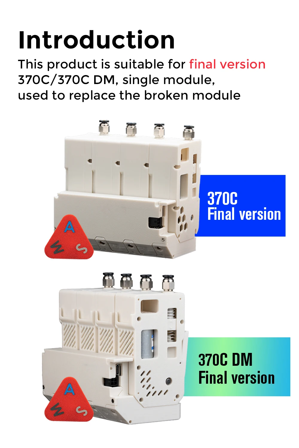 BLV ® Final BMCU 370C 370CDM Upgrade-Getriebe, Einzelmodul, geeignet für BLV BMCU 370C 370CDM, für Bambulab A1 A1 Mini – Detail 2