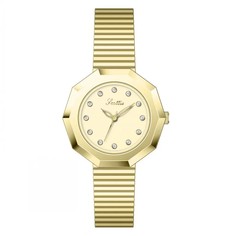 Relógio de pulso feminino Vintage, quartzo dourado para senhoras, relógio quadrado de ouro, relógio feminino simples, luxo