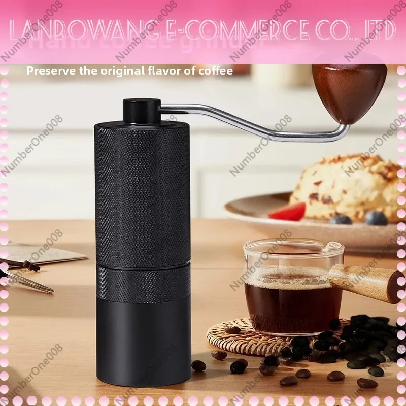 Hand Coffee Grinder, Portable Manual Conical Burr Coffee Bean Mill, Stainless Steel Core Home Mini Coffee Grinding Machine